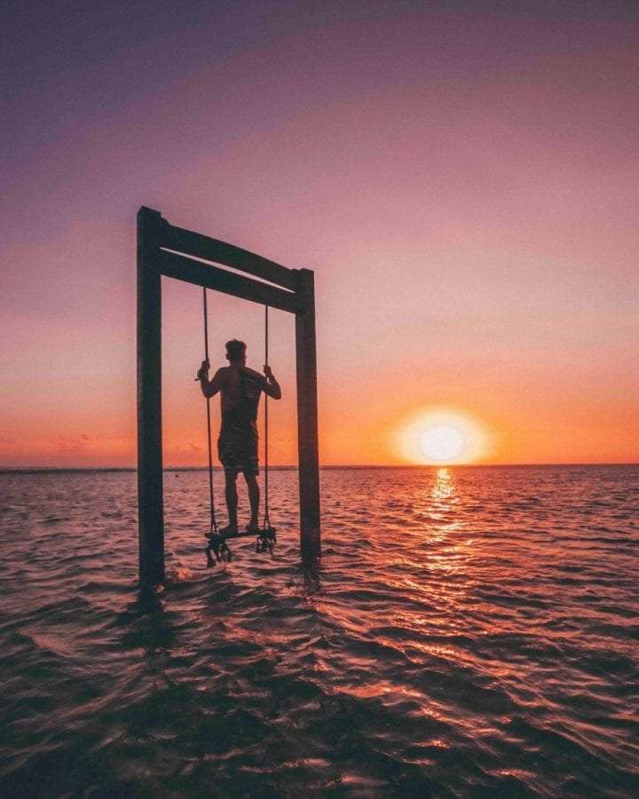 sunset gili trawangan